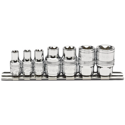 Draper Expert Draper TX-STAR Steckschlüsselsatz 1/4'' & 3/8'' Vierkant 7-teilig