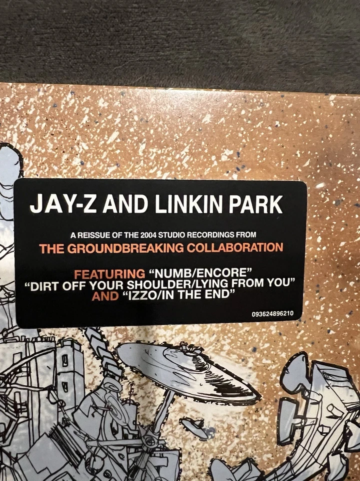 Jay-Z Linkin Park - Collision Course EP [Vinyl New] Sealed LP Black Record Album Foto 2 de 3
