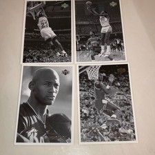 Upper Deck 1998 Retrospect Michael Jordan 4-post card Lot MJR2 MJR4 MJR5 MJR6