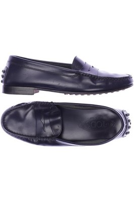 TOD'S Halbschuh Damen Slipper feste Schuhe Gr. EU 37.5 Marineblau #nbl3lzs