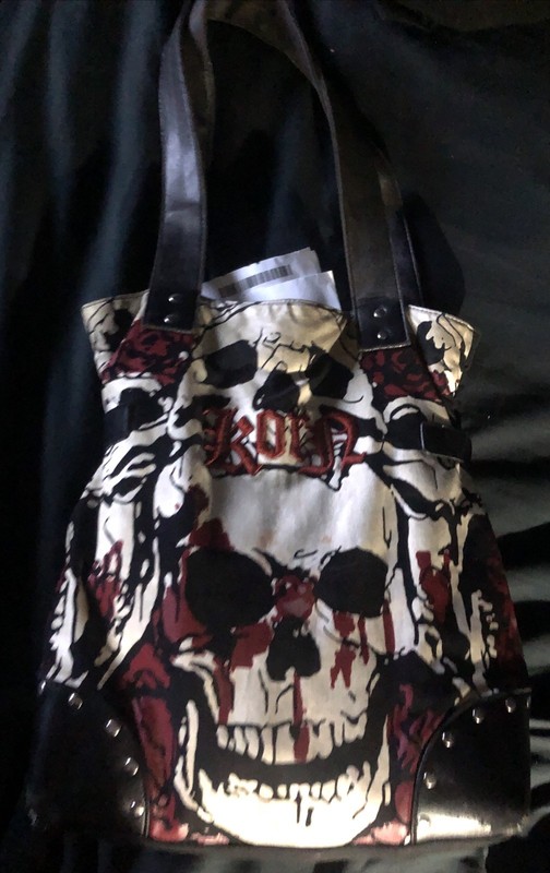 Vintage One Of A Kind Korn Skull Purse Bag