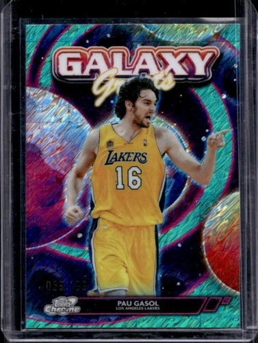 2025 Topps Cosmic Chrome Pau Gasol Aqua Equinox Refractor (RAW)