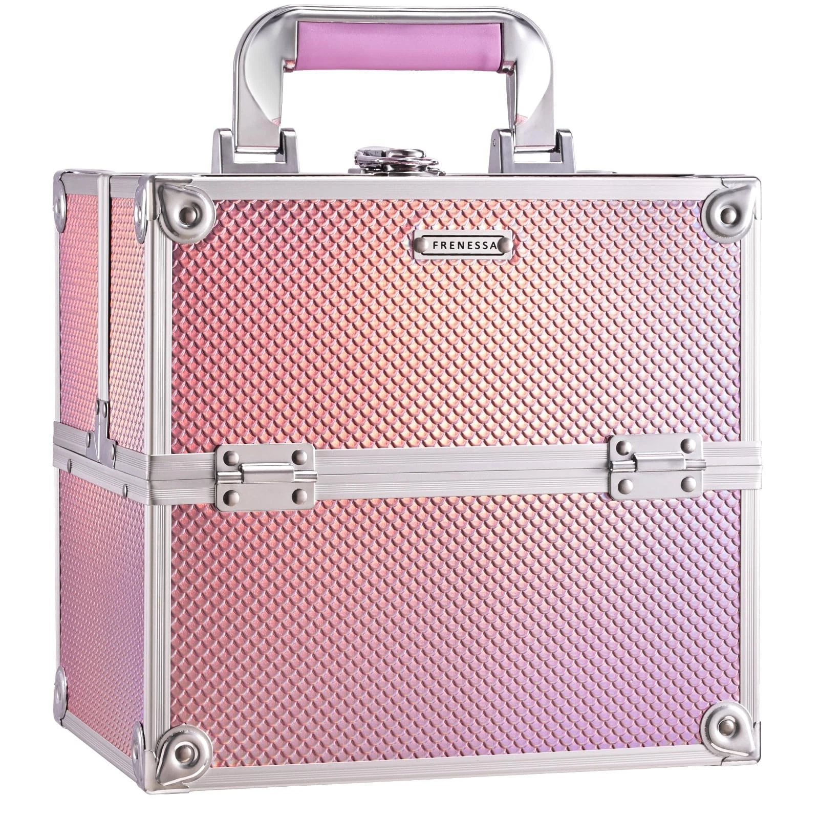Makeup Case Makeup Box Cosmetic Organizer Case Portable Make Up Artist Travel...
