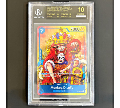 Monkey D. Luffy P-043 Foil Promo Convention Exclusive Card BLACK
