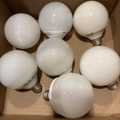 7 Energy Wiser CF16G30SW Lamp Light Bulb Globe Soft White Lot