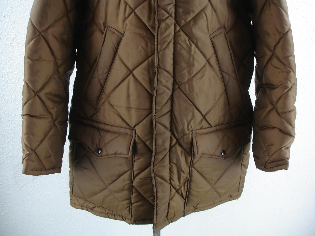 Men's LT L T Walls Insulated Brown Quilted Winter Jacket
