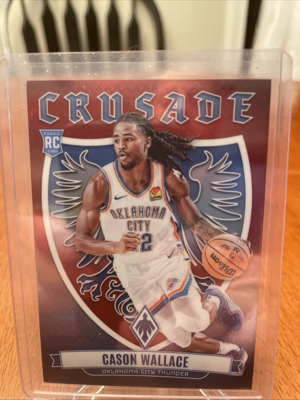 2023-24 Panini Phoenix - Crusade Cason Wallace #12 Red /125 (RC)