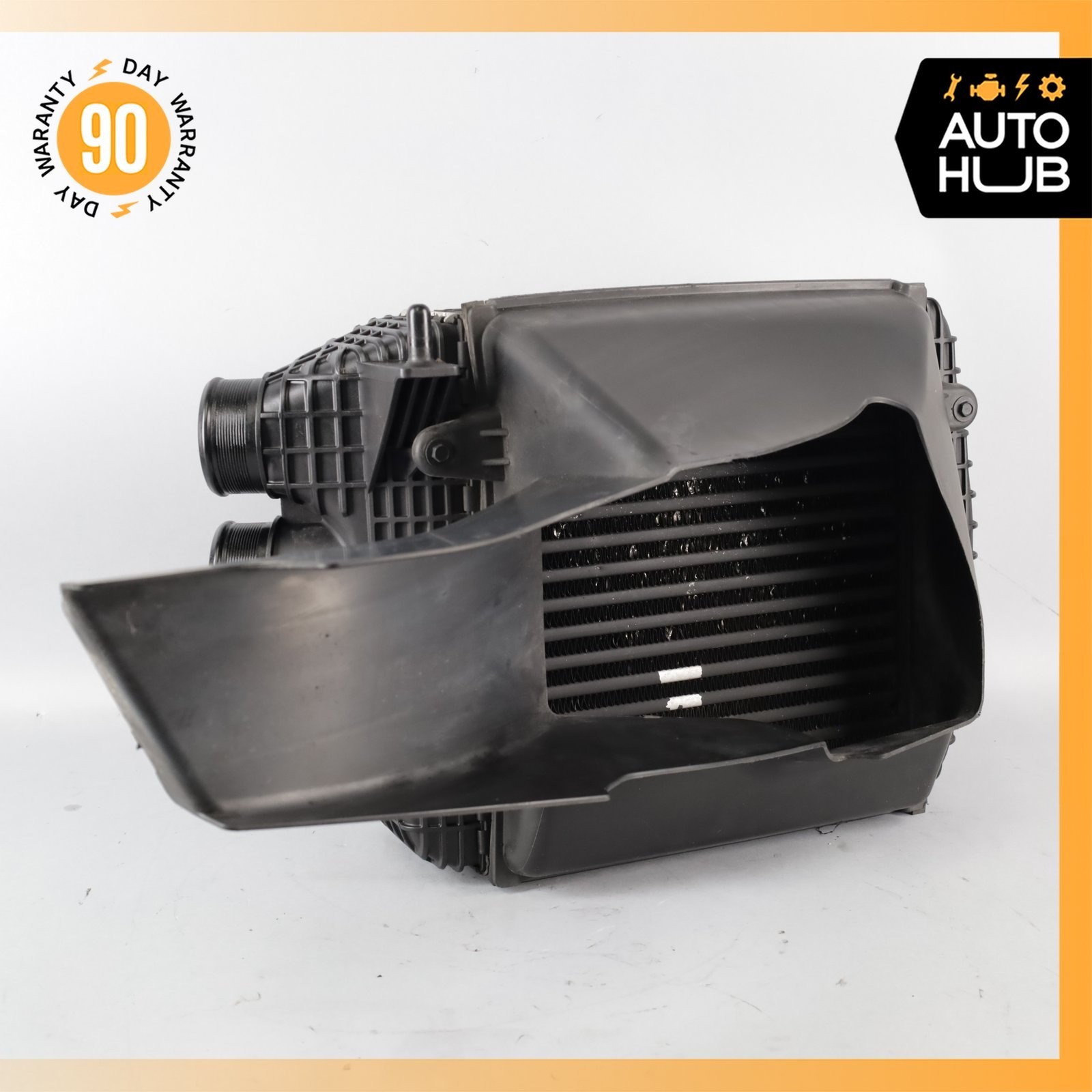 14-16 Maserati Quattroporte M156 Right Turbocharger Intercooler w / Air Duct OEM