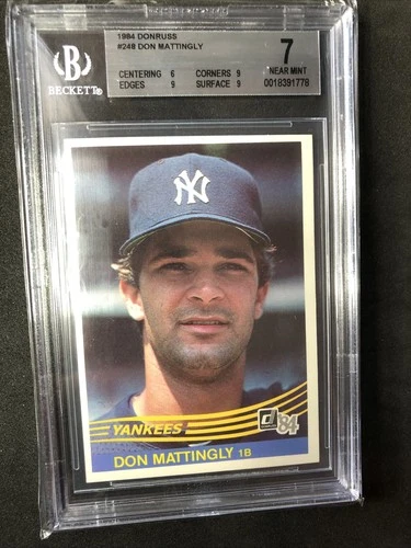 1984 Donruss Set-Break #248 Don Mattingly RC NM-MT THREE 9'S IN SUBGRADES!!!