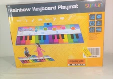 SUNLIN Giant Floor Piano Mat, 24 Keys Keyboard Play Mat Open Box 