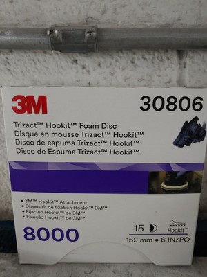 Vehicle Parts Accessories 3m 8000 Grit Single Sheet 6 Inch 3m Trizact Hookit Foam Discs Daamdth