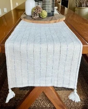 New Primitive Country Farmhouse FAIRPORT Stripe TABLE RUNNER Mat 32" x12"