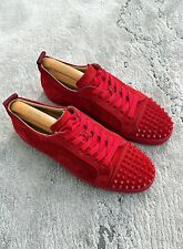 Christian Louboutin Red Suede Casual Shoes for Men for sale Christian Louboutin Red Suede Casual Shoes for Men for sale