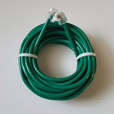 RJ11 RJ12 CAT5e Green DSL Telephone Data Cable for Centurylink, AT T, Frontier,