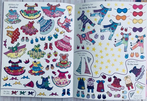 Lola the Lollipop Fairy Paper Dolls Dolly Dress Up Book 400 Stickers VERY GOOD - Imagen 10 de 14