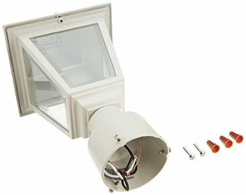 Nuvo 60/546 Post Lantern with Clear Glass, White - Picture 2 of 3
