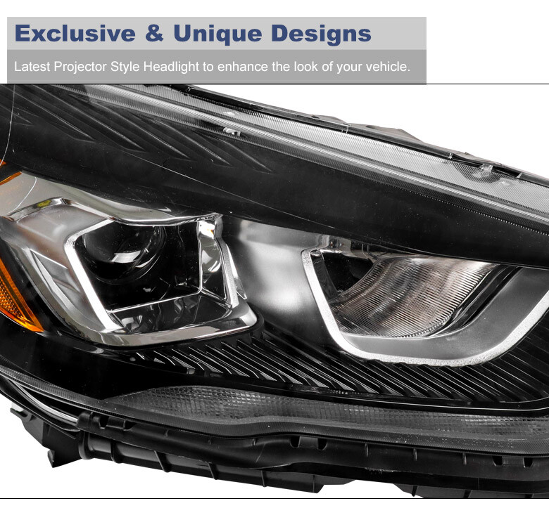 Phare Avant Gauche Pour Ford Escape 2017-2019 - Réf. JJ5Z13008D - Neuf EDA PREMIUM