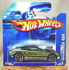 2006 Hot Wheels Collector 216 OVERBORED 454 Flat Black w/ChromePr5Sp Short Card