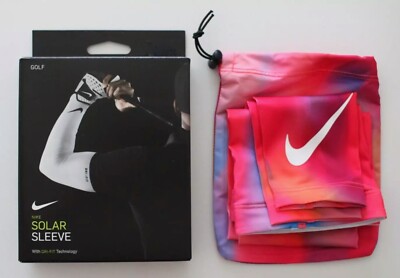 Nike Solar Golf Sleeves Laser Crimson/White Adult Medium/Large