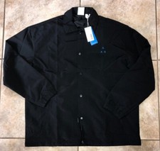 Adidas Gp Sample Coach Jacket Black Mens Sz M NWT 85