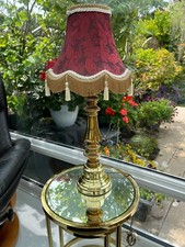 ANTIQUE BRASS TABLE LAMP BASE