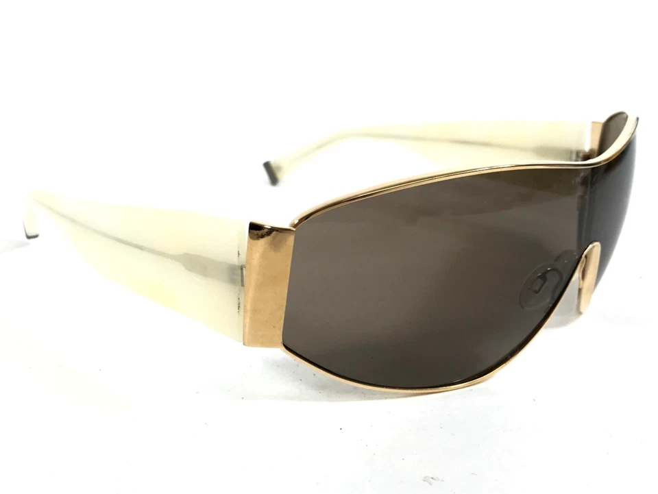 Gafas de sol Oliver Peoples de colección Vertigo G brillantes doradas marfil marcos con lentes marrones Foto 3 de 4