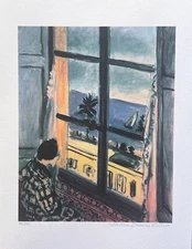 Henri Matisse SEASIDE Estate Signed Stamped Limited Edition Giclee Art 16" x 12"