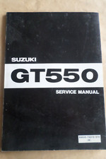 suzuki gt550 GT550 service manual manuel d'entretien owner's manual
