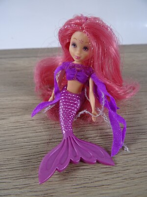Barbie Dreamtopia Sey Pixie Doll Meerjungfrau Glitzer-Haare Mattel 11 cm (17557)