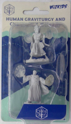 CRITICAL ROLE MINIATURES ~ HUMAN GRAVITURGY & CHRONURGY WIZARDS