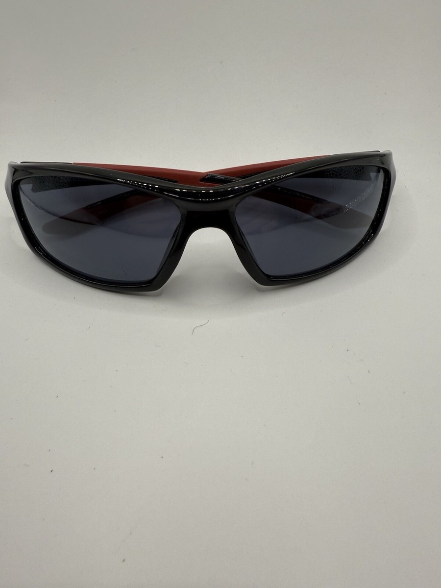 Used Mens Sports Sunglasses Reebok Wrap Black RB BLK