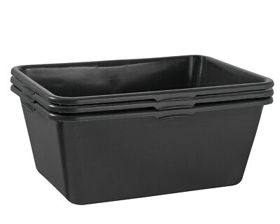 3x Mörtelkasten 90 Liter Mörtelwanne Mörtelkübel Zementwanne Speiswanne schwarz