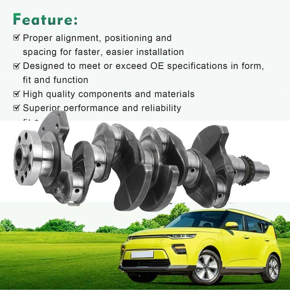 G4NA G4NC 2.0L Engine Crankshaft Rods & Bearing Set For Hyundai Tucson