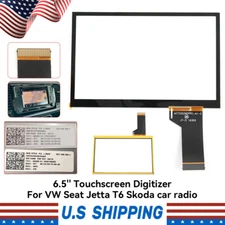 6.5'' Pastable Touch Screen Digitizer for VW MIB STD2 Car Radio Multimedia Navi