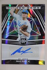 Max Rajcic - 2022 Panini Donruss Elite Extra Edition Autograph Cardinals