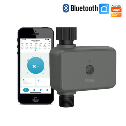 Smart Remote Water Timer Bluetooth WIFI irrigazione giardino rubinetto controller - Foto 1 di 21