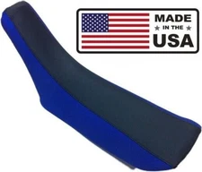 YAMAHA WR 250F / WR450F 03-04 BLUE BLACK VINYL SEAT COVER