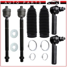 6pcs For 2005 - 2016 2017 2018 TOYOTA TACOMA Front Inner Outer Tie Rod Ends