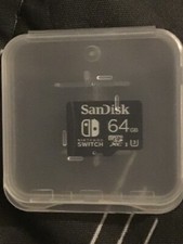 SanDisk 64GB UHS-I microSDXC Card for Nintendo Switch
