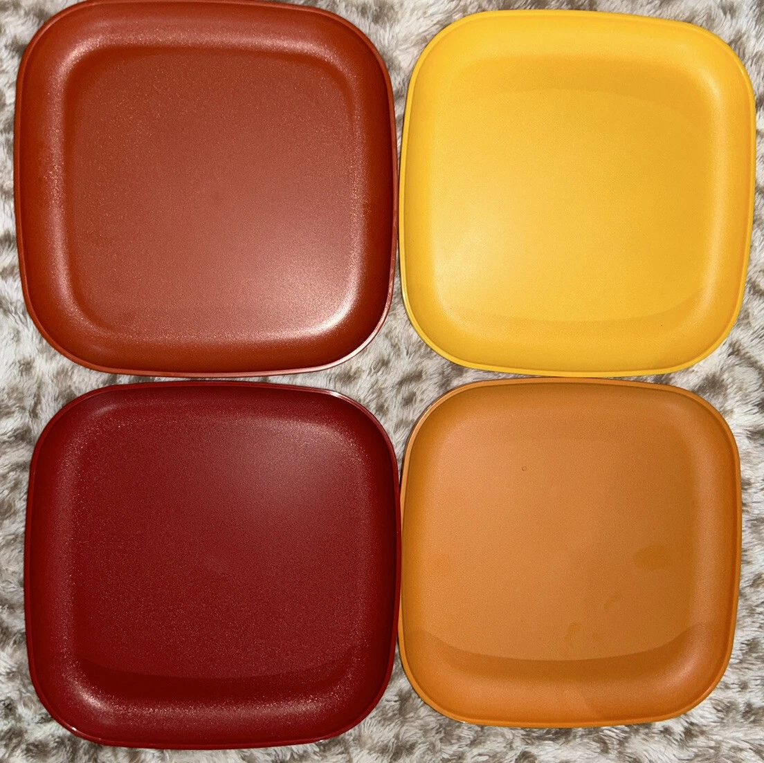 Vintage Tupperware Set for Fall Harvest Picnic