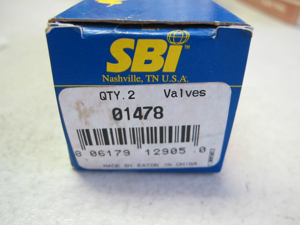 Válvulas de escape del motor SBI 01478 para ISUZU. V6 - 173 ENG / 2835cc - 2 piezas Foto 2 de 2