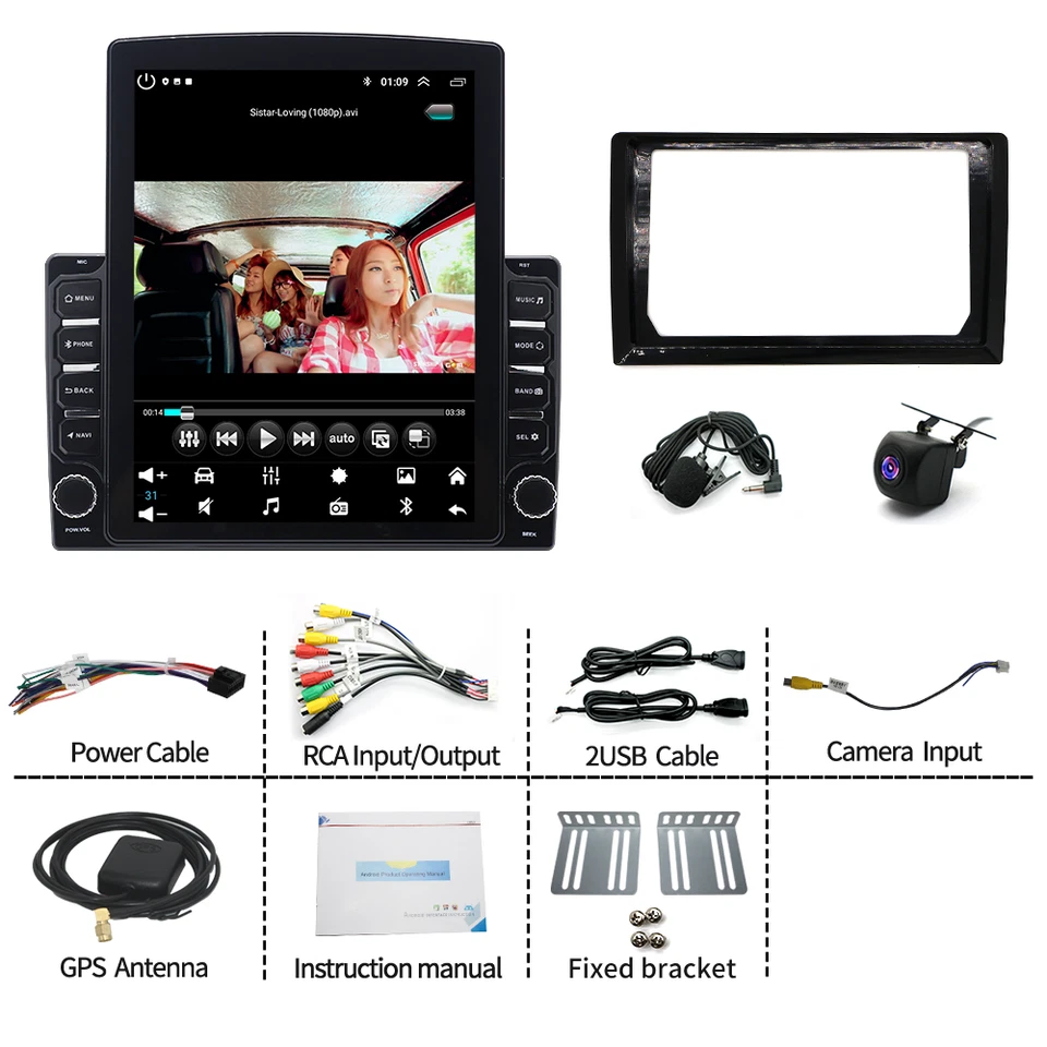 For 2007-2011 Mercedes-benz Ml350 9.7'' Car Stereo Radio Gps Android Carplay 64G Foto 4 de 4