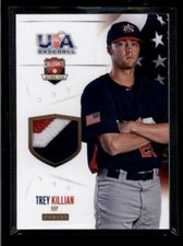 TREY KILLIAN 2014 PANINI USA BASEBALL BOX SET 3-CLR JERSEY PATCH #30/35 AH9106