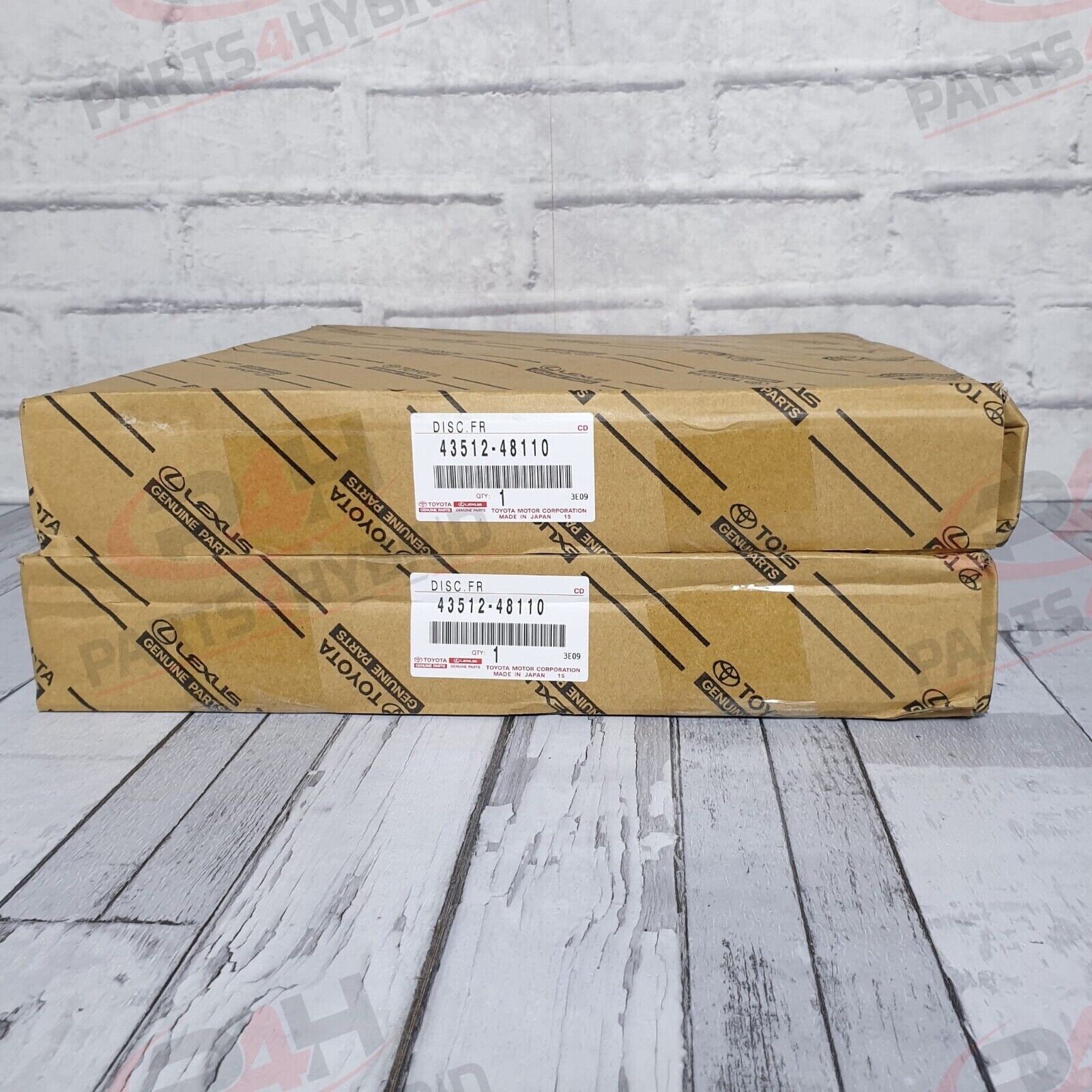 GENUINE LEXUS RX270 FRONT BRAKE DISCS OEM PART 43512-48110 LEFT & RIGHT SIDE