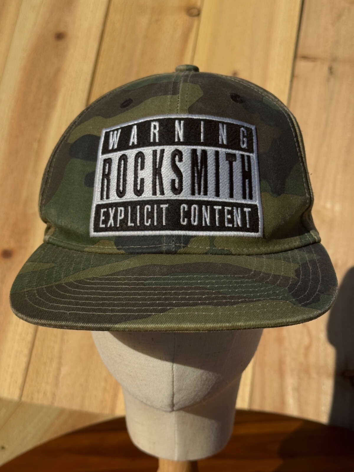 Warning Locksmith Explicit Content Camo Snapback … - image 5