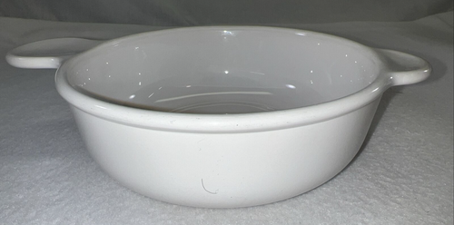 Casseruola vintage Corning Ware P-150-B 15 oz bianca ciotola doppio manico senza coperchio