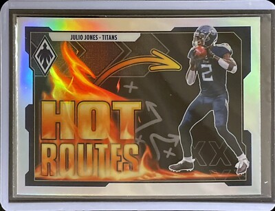 Julio Jones - 2021 Panini Phoenix Football - Hot Routes - Silver Prizm #HR-14