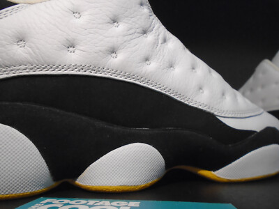 NIKE AIR JORDAN XIII 13 RETRO LOW WHITE BLACK MAIZE YELLOW BRED