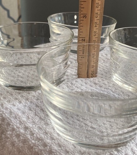 Set Of 4 Vintage Glass Dessert Bowls - Bild 3 von 4