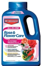 BioAdvanced All in One Rose & Flower Care 4lb Granule Fertilize, Protect 6-9-6